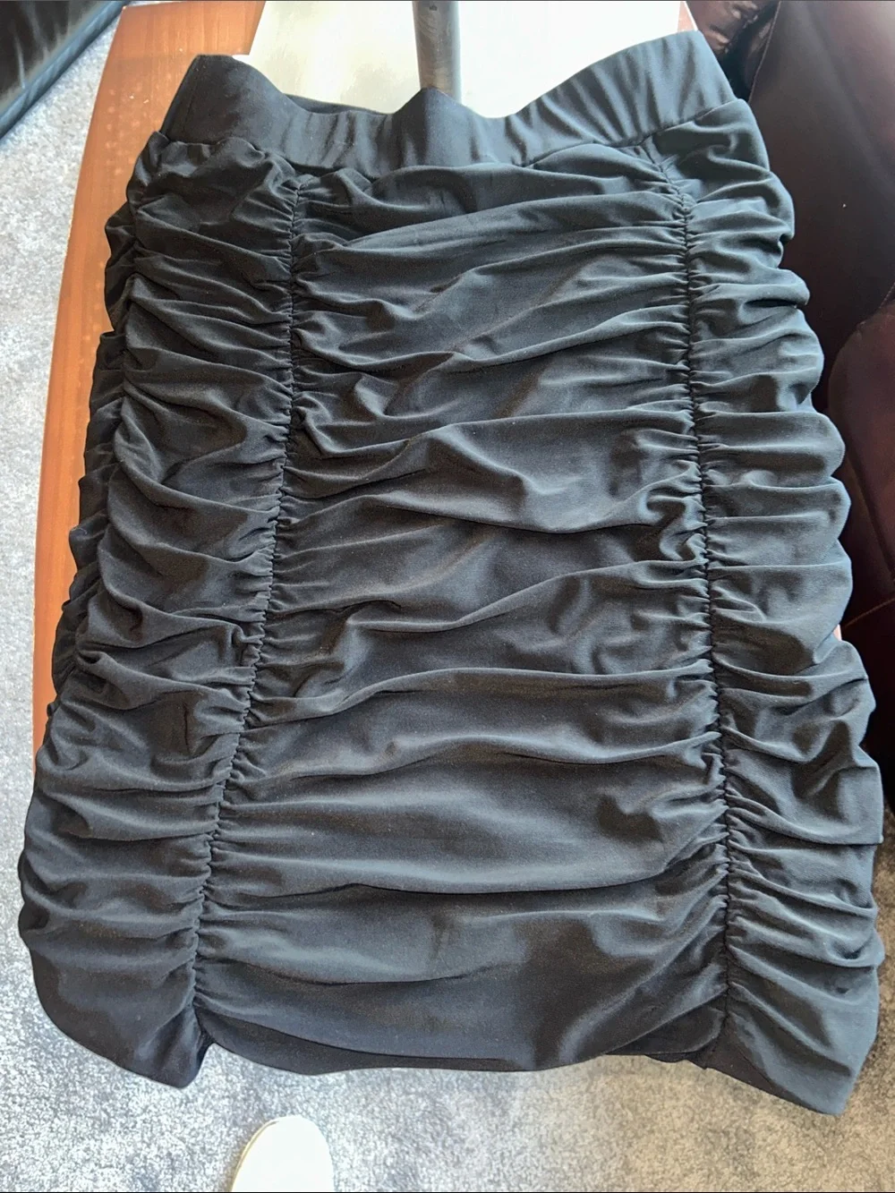Travel by Tribal Ruched Black Women’s Skirt- Size XS